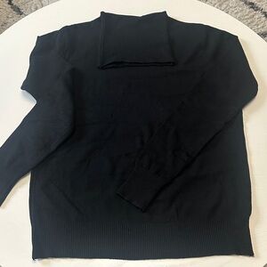 Black Knit Sweater, Size M
